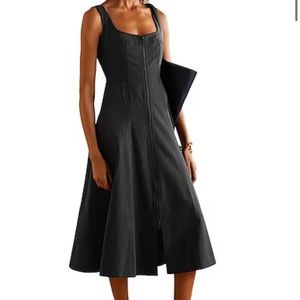MARA HOFFMAN Midi dress Steel grey